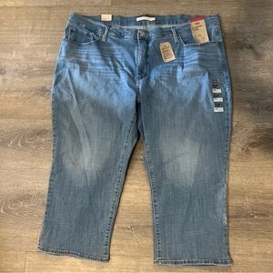 Levi's 311 shaping skinny capris Blue Jeans 24W